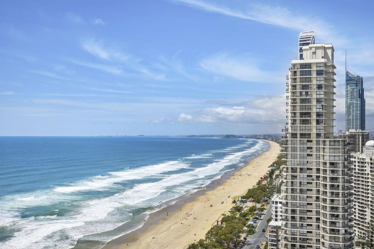 Oceanfront Apartments In Surfers With Ocean And Hinterland Views 25 Steps To Beach! Gold Coast Exterior photo